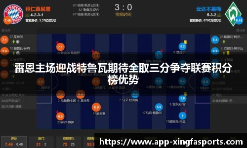 雷恩主场迎战特鲁瓦期待全取三分争夺联赛积分榜优势